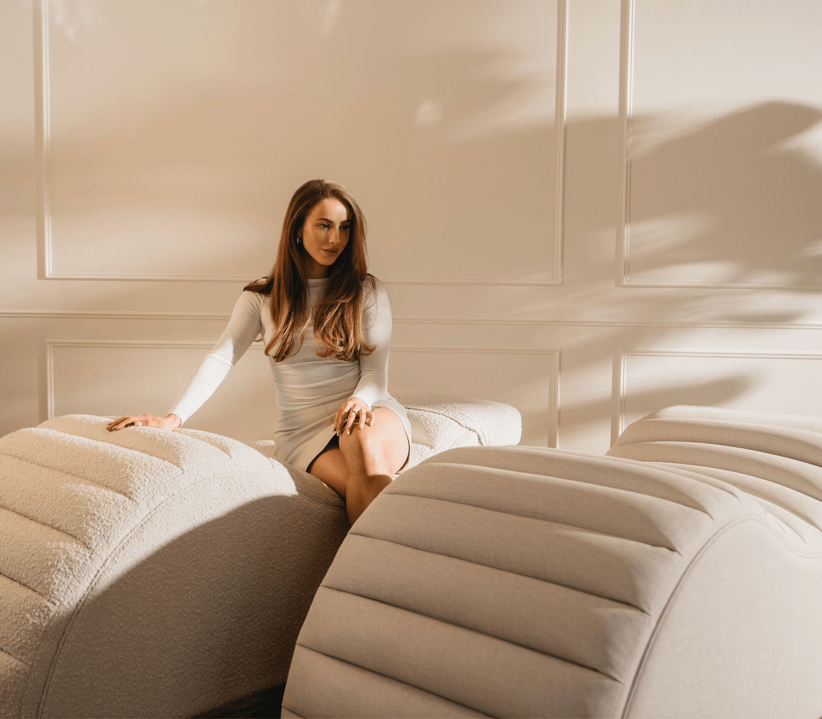 Learn More: The Edda Ergonomic Spa Bed - Plush + Oak