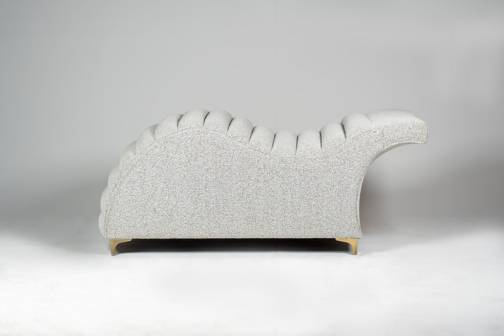 Ready To Ship Edda Cloud® - PerformaBoucle in Domino - Plush + Oak