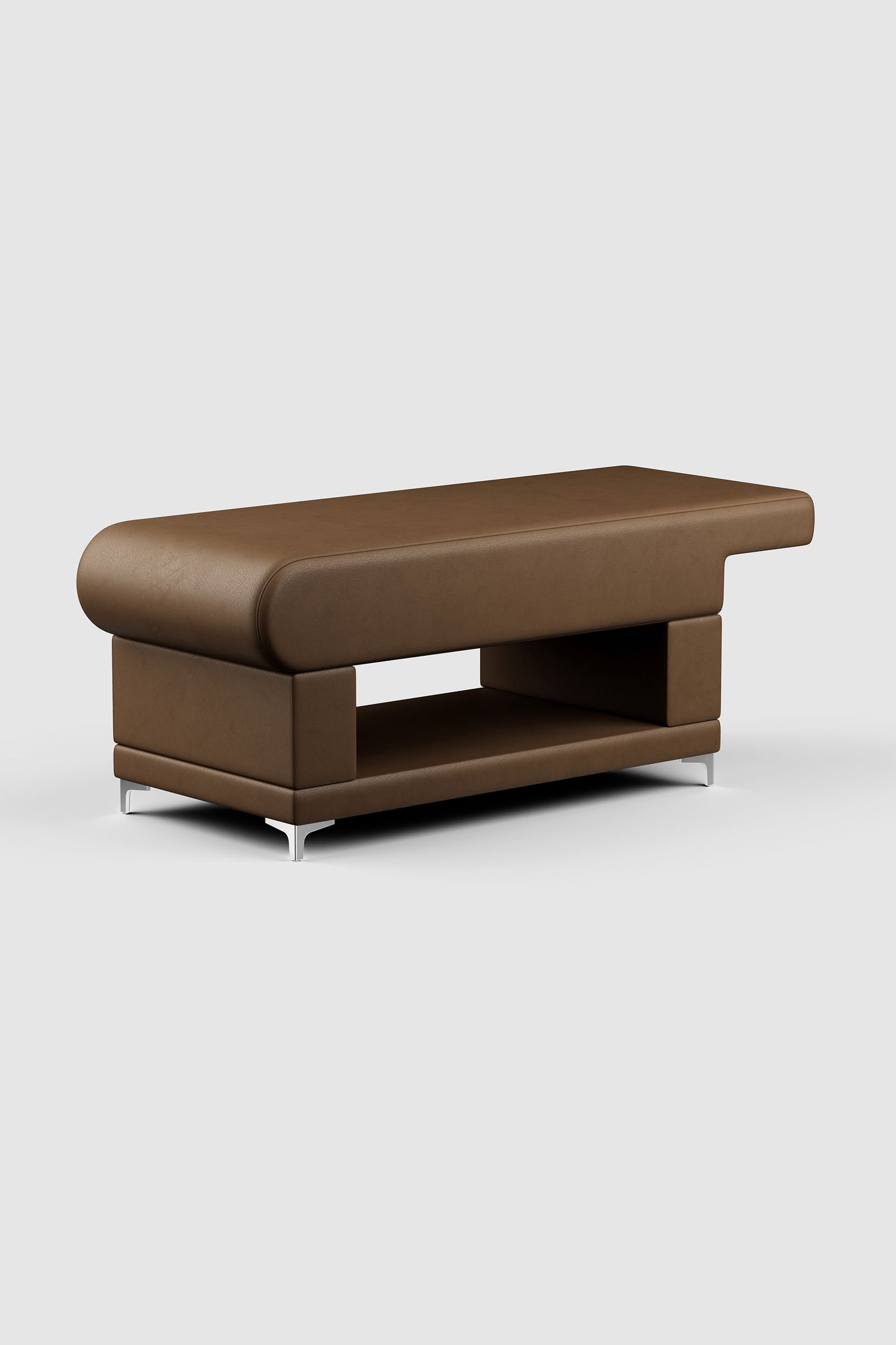 Charlie Plush® Flat Ergonomic Salon Bed IN CAVALETTI LEATHER